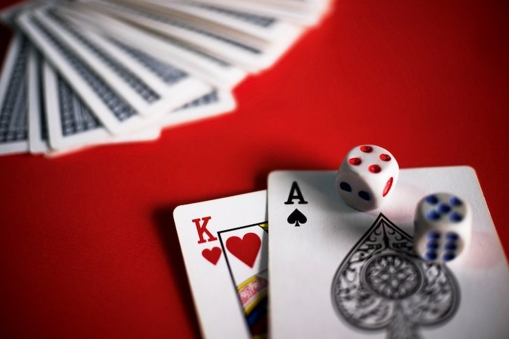 Three Card Poker live dealer table at bebek66 login with card display